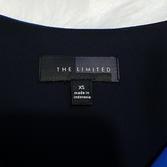 The Limited XS Blue Button Down Blouse - Picture 6 of 8